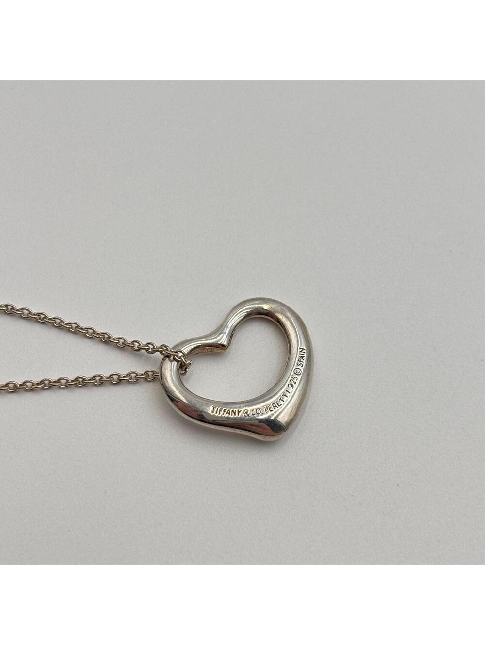 Tiffany & Co. Elsa Peretti Open Heart Pendant Necklace - Picture 4 of 6